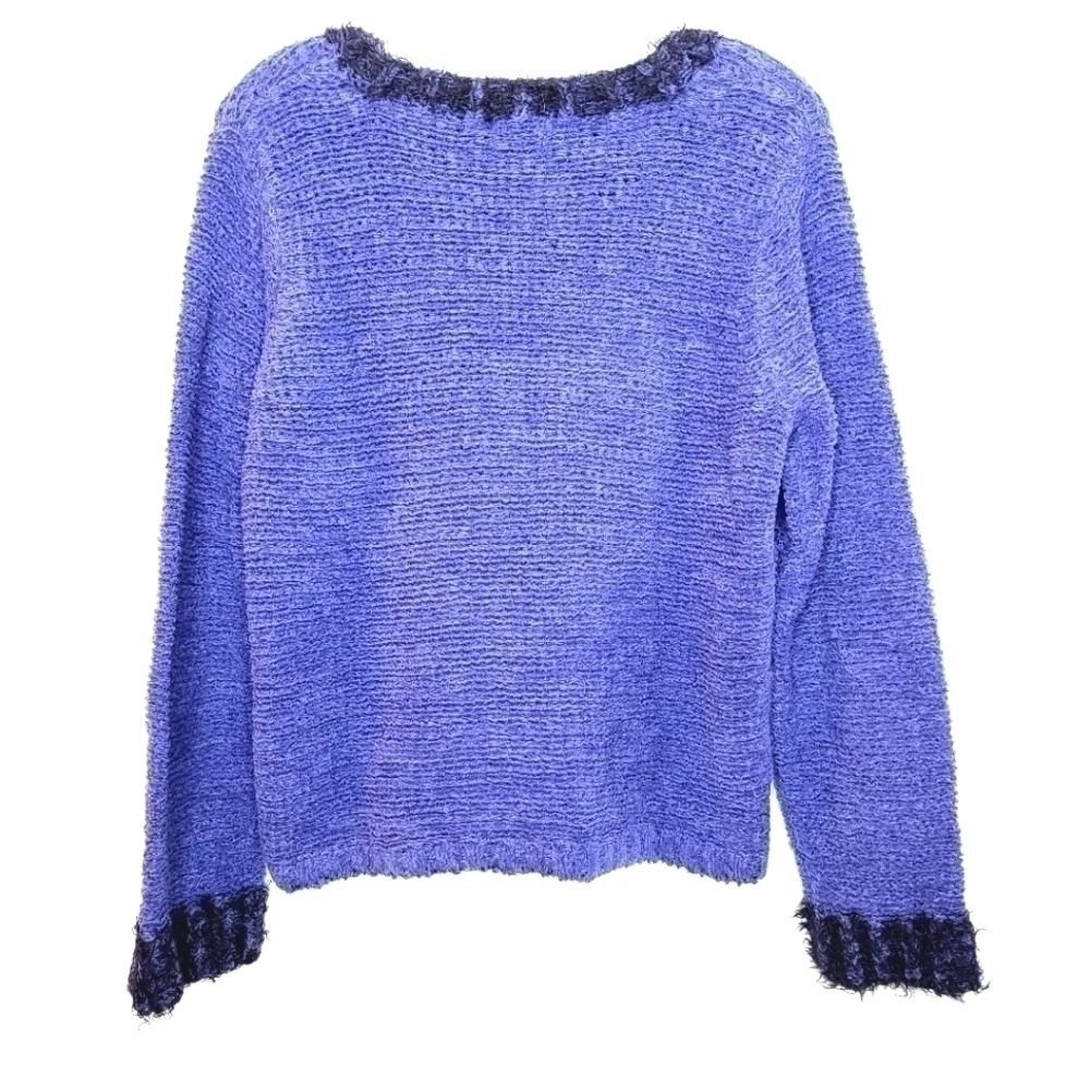 VINTAGE sigrid olsen sport women's m wool blend pullover long sleeve sweater - Picture 9 of 13